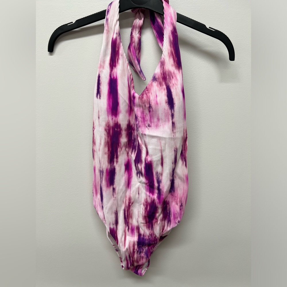 PQ Swim x Anthropologie Spell Avery Tie-Dye Swimsuit NWT Size S